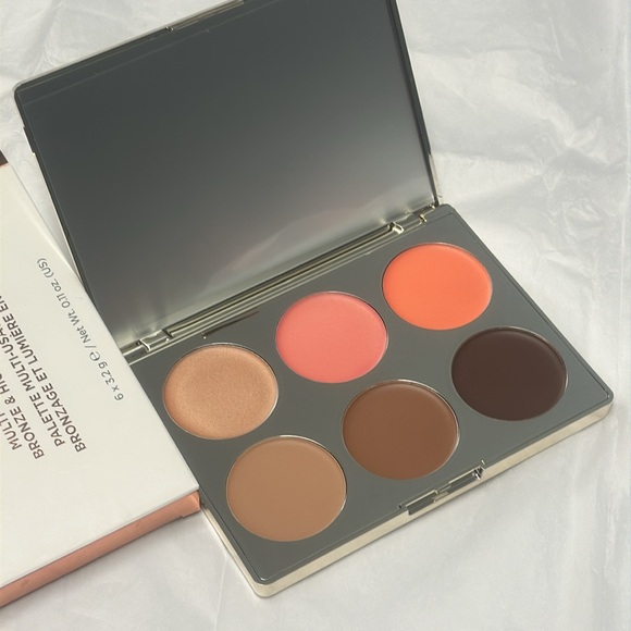 NEW Iconic London Multi Use Cream Blush Bronze & Highlight Palette - Picture 1 of 7